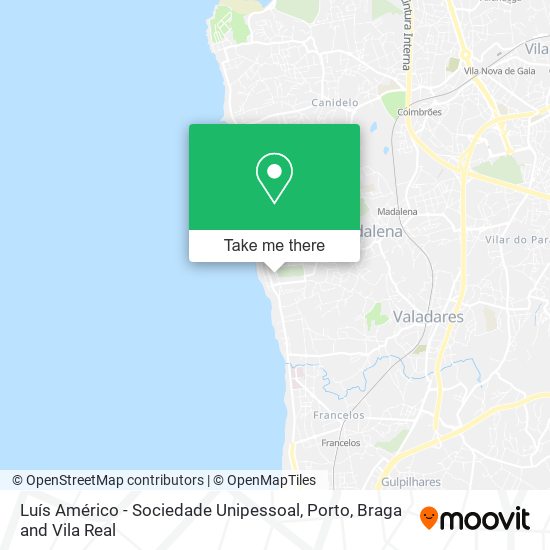 Luís Américo - Sociedade Unipessoal mapa