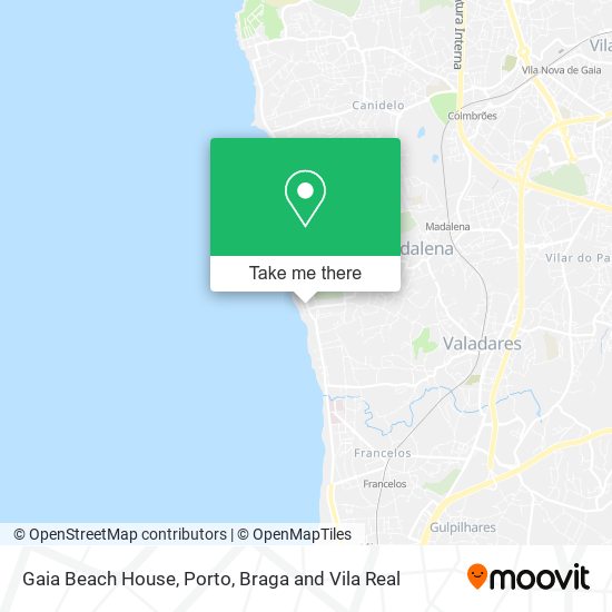 Gaia Beach House map