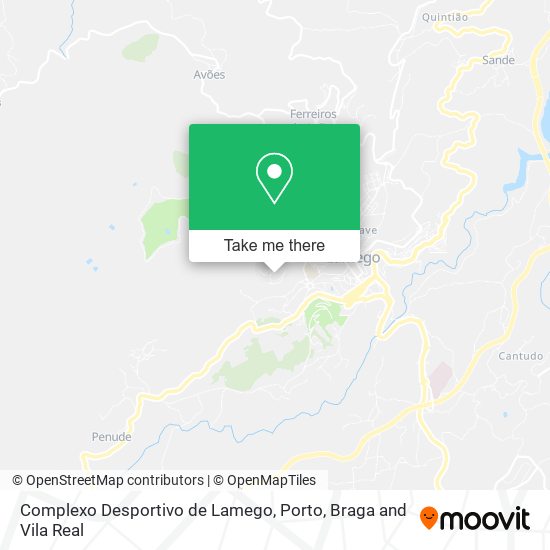 Complexo Desportivo de Lamego map