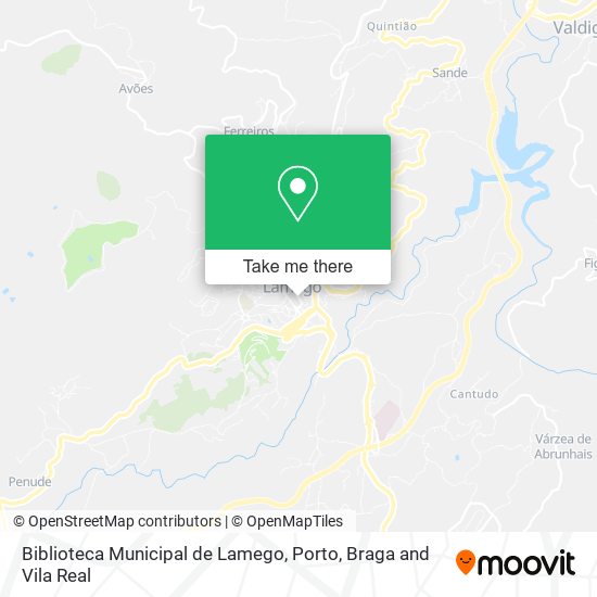 Biblioteca Municipal de Lamego map