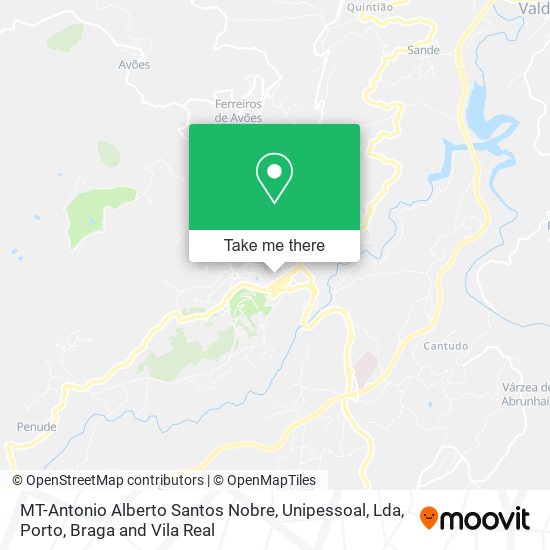 MT-Antonio Alberto Santos Nobre, Unipessoal, Lda map