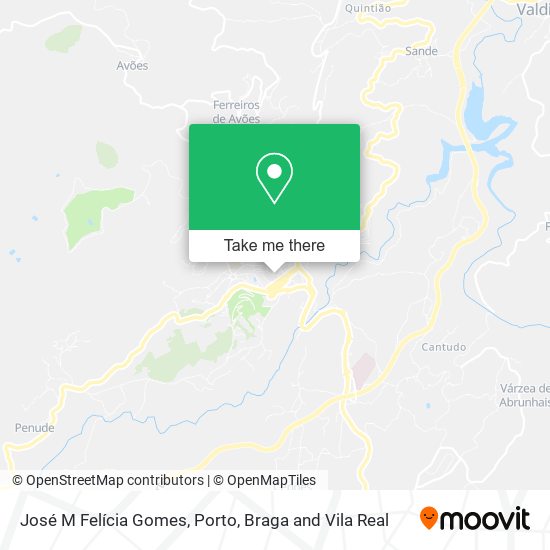 José M Felícia Gomes map