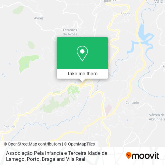 Associação Pela Infancia e Terceira Idade de Lamego mapa