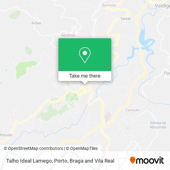 Talho Ideal Lamego mapa