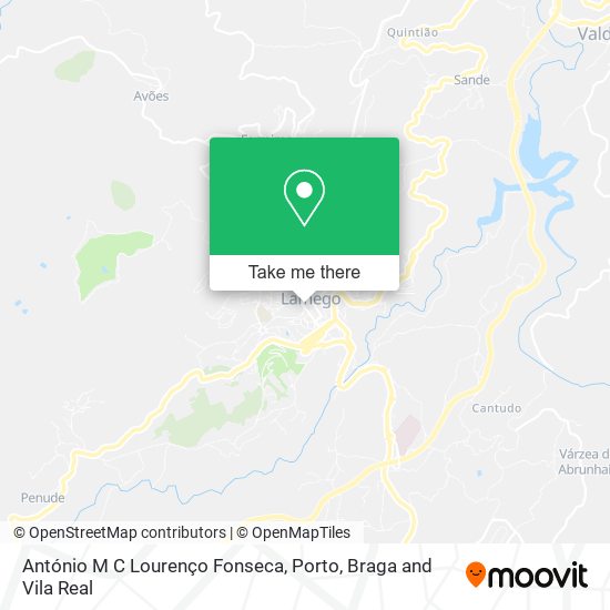 António M C Lourenço Fonseca map