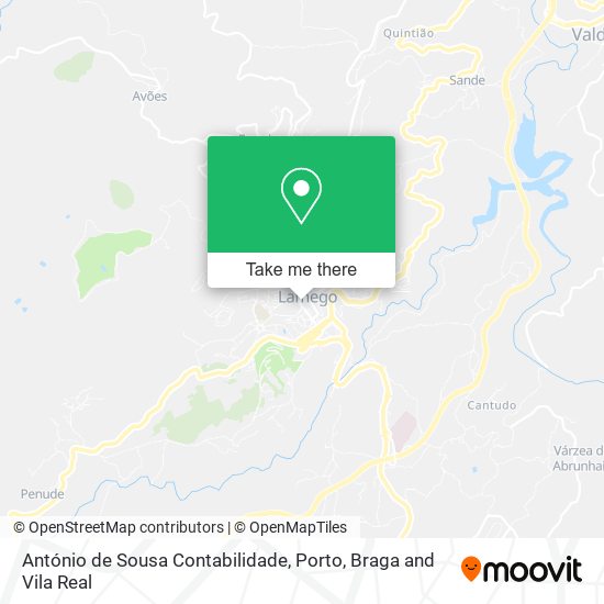 António de Sousa Contabilidade map