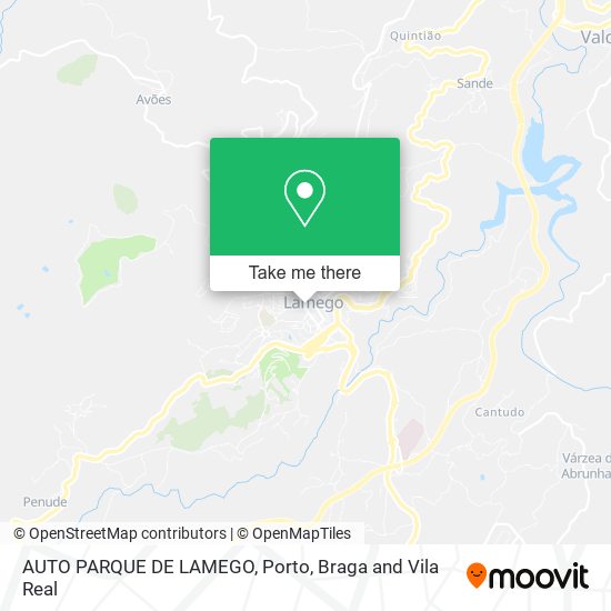 AUTO PARQUE DE LAMEGO map