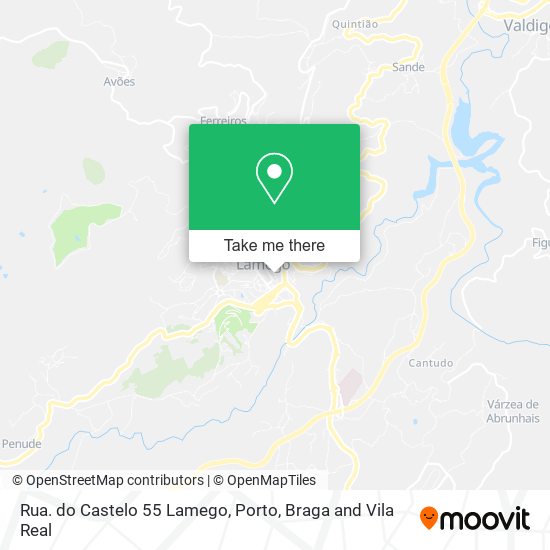 Rua. do Castelo 55 Lamego map