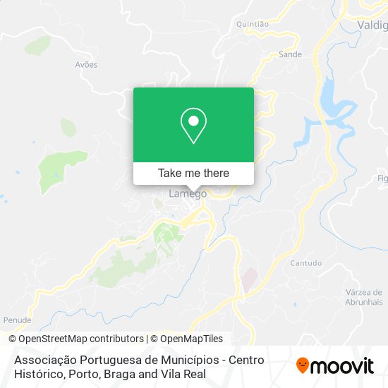 Associação Portuguesa de Municípios - Centro Histórico map