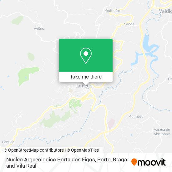 Nucleo Arqueologico Porta dos Figos mapa