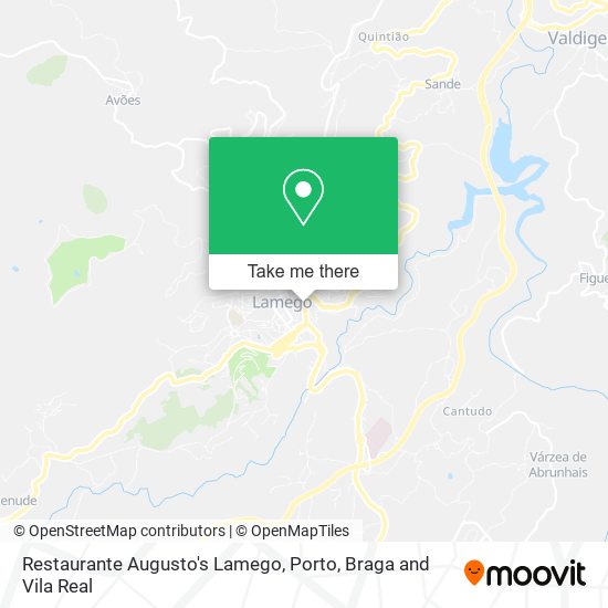 Restaurante Augusto's Lamego map