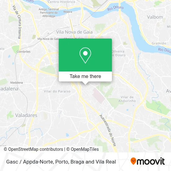 Gasc / Appda-Norte map