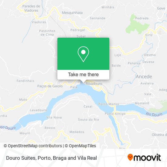 Douro Suites map