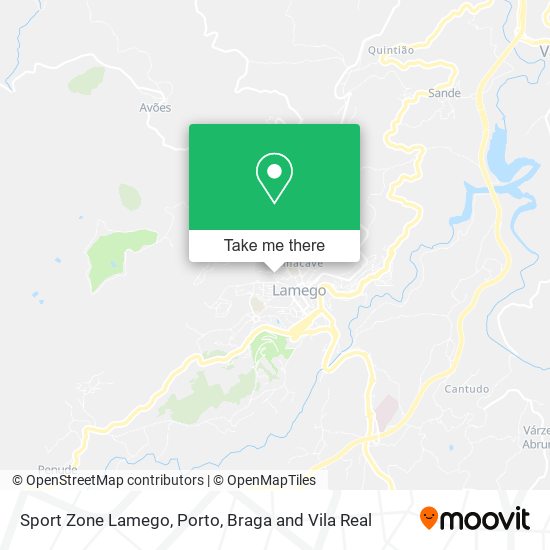 Sport Zone Lamego mapa