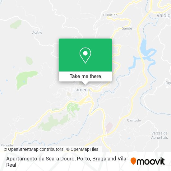 Apartamento da Seara Douro mapa