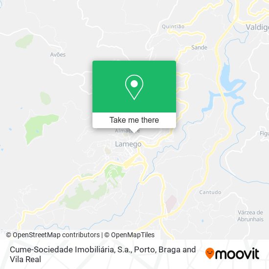 Cume-Sociedade Imobiliária, S.a. map