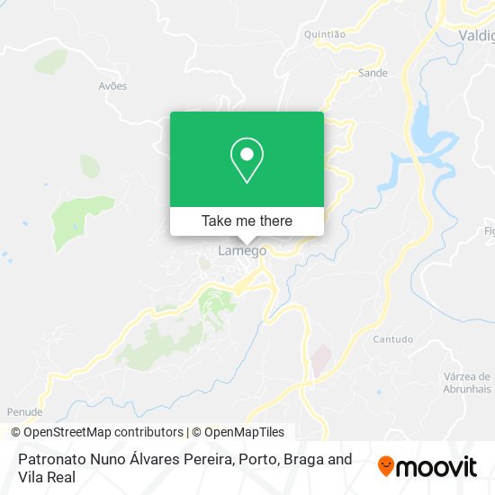 Patronato Nuno Álvares Pereira map