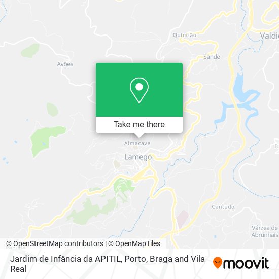 Jardim de Infância da APITIL mapa