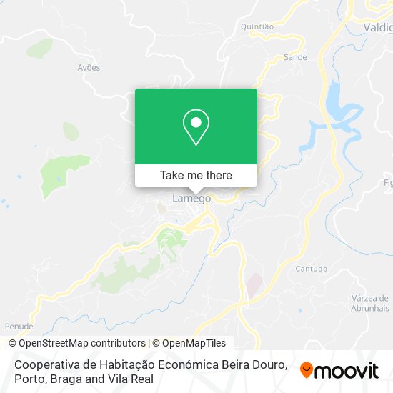 Cooperativa de Habitação Económica Beira Douro map
