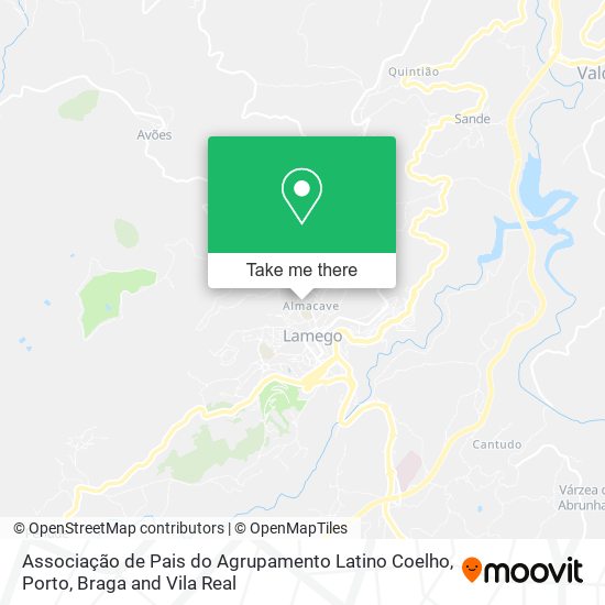 Associação de Pais do Agrupamento Latino Coelho mapa