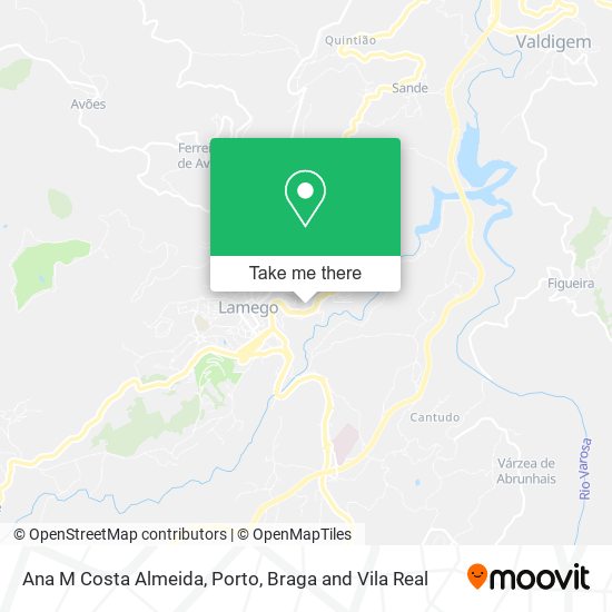 Ana M Costa Almeida mapa