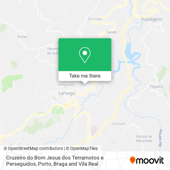 Cruzeiro do Bom Jesus dos Terramotos e Perseguidos map