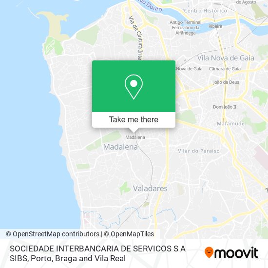 SOCIEDADE INTERBANCARIA DE SERVICOS S A SIBS mapa