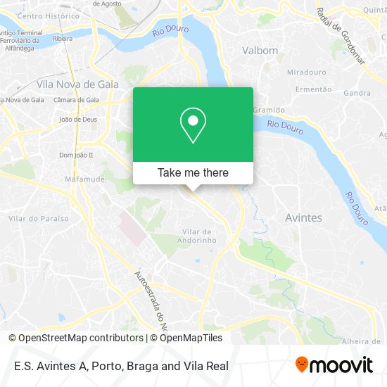 E.S. Avintes A mapa