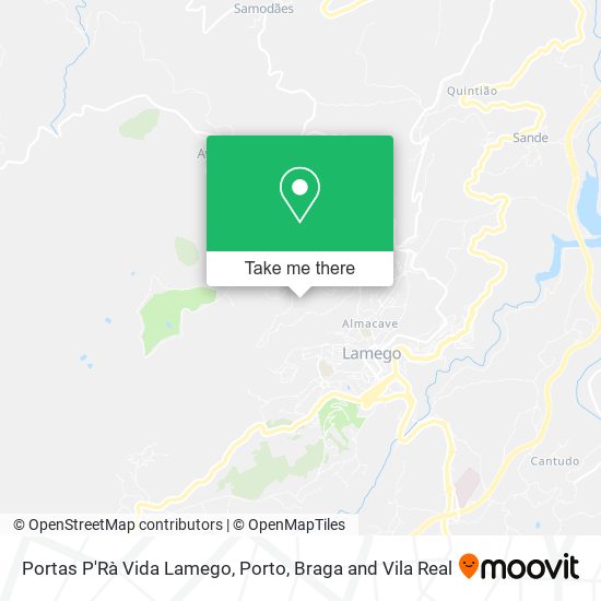 Portas P'Rà Vida Lamego mapa