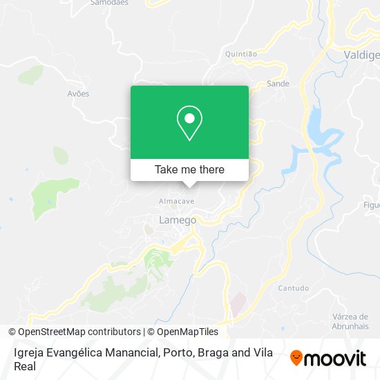 Igreja Evangélica Manancial mapa