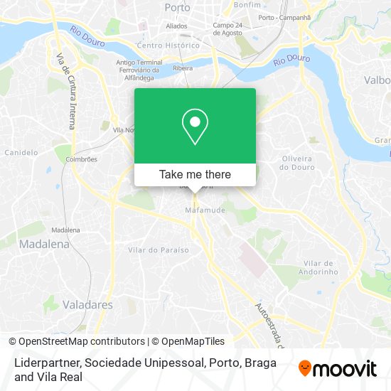Liderpartner, Sociedade Unipessoal mapa
