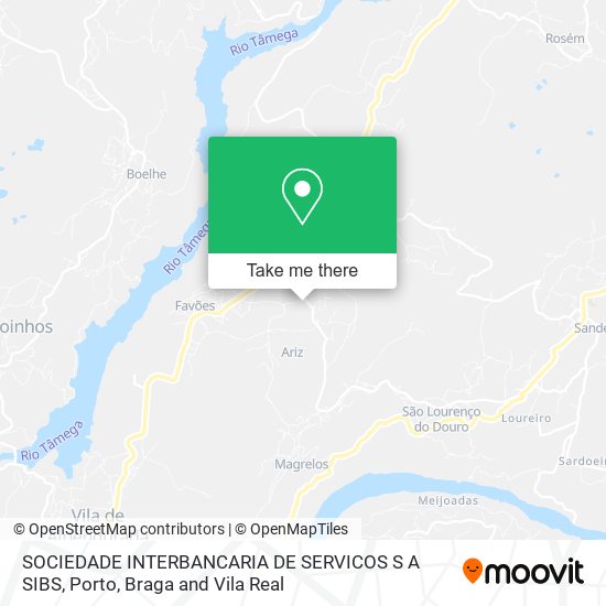 SOCIEDADE INTERBANCARIA DE SERVICOS S A SIBS mapa