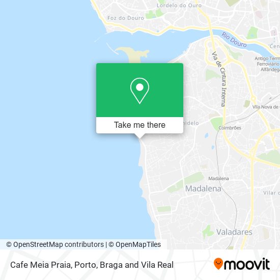 Cafe Meia Praia map