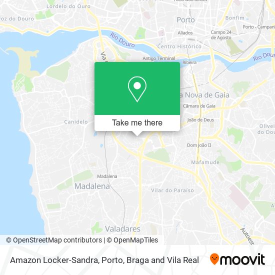 Amazon Locker-Sandra map