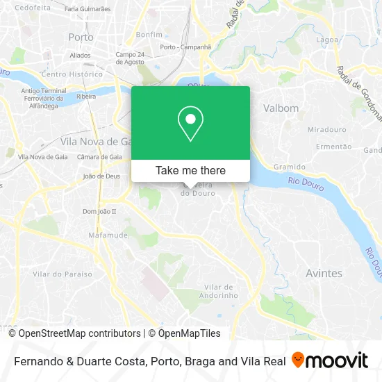 Fernando & Duarte Costa map