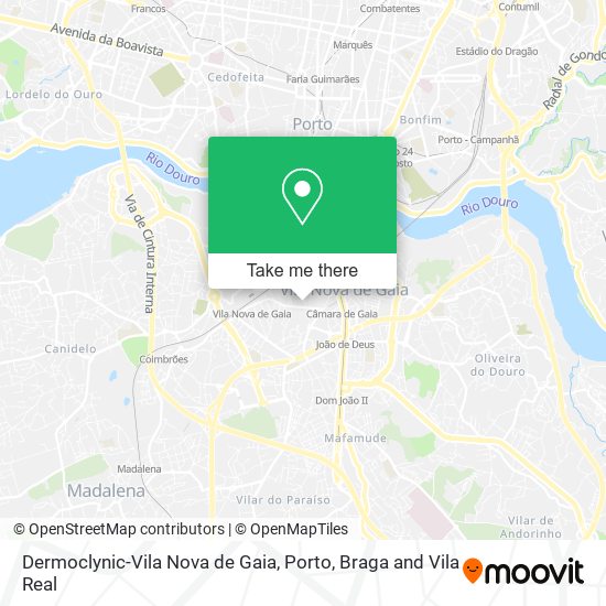 Dermoclynic-Vila Nova de Gaia map