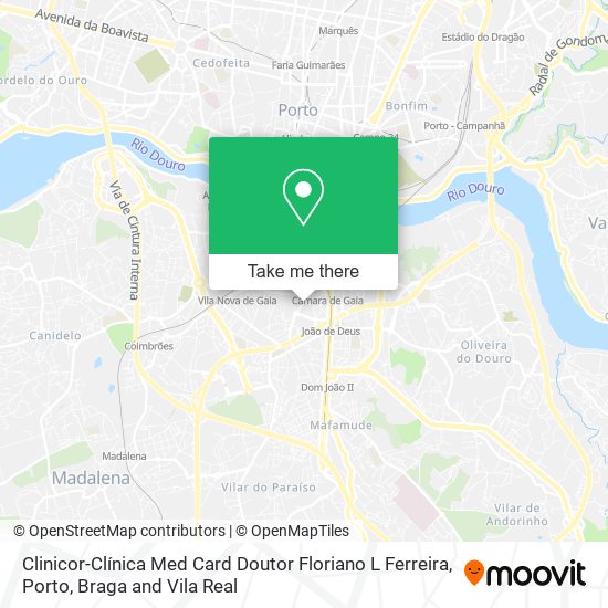Clinicor-Clínica Med Card Doutor Floriano L Ferreira mapa