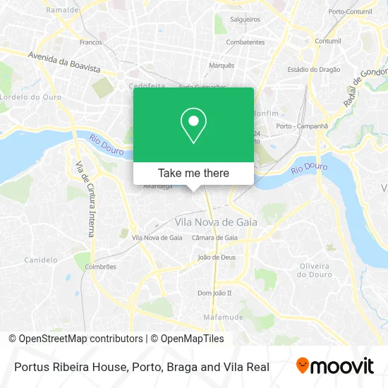 Portus Ribeira House map