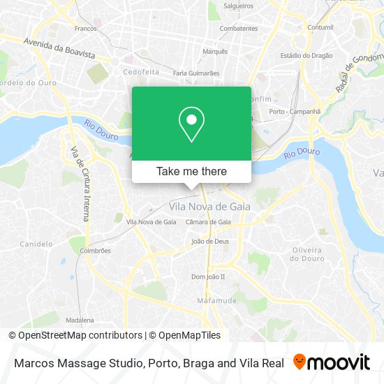 Marcos Massage Studio mapa