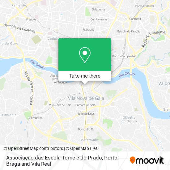 Associação das Escola Torne e do Prado map