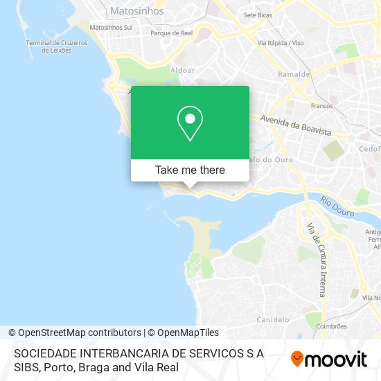 SOCIEDADE INTERBANCARIA DE SERVICOS S A SIBS map