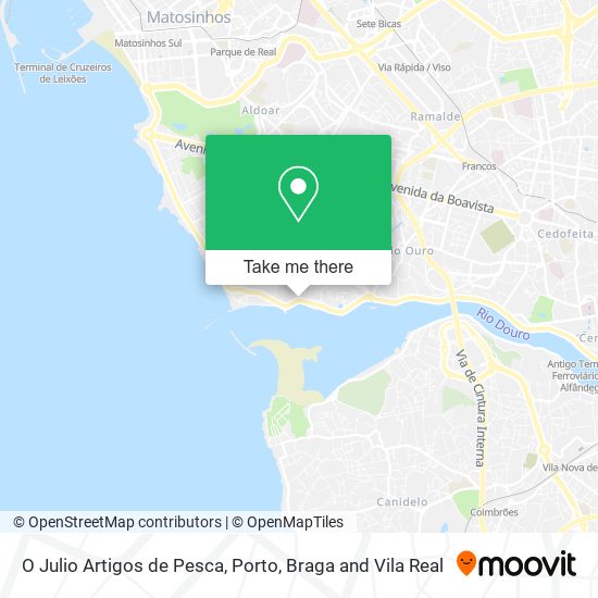 O Julio Artigos de Pesca map