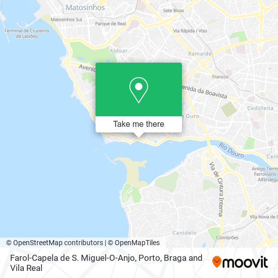 Farol-Capela de S. Miguel-O-Anjo map