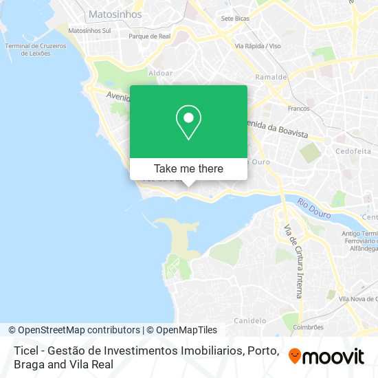 Ticel - Gestão de Investimentos Imobiliarios map