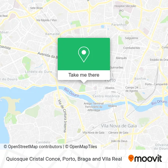 Quiosque Cristal Conce map