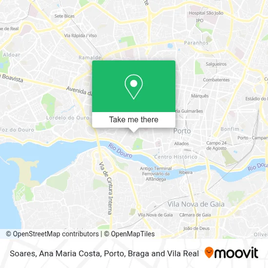 Soares, Ana Maria Costa map