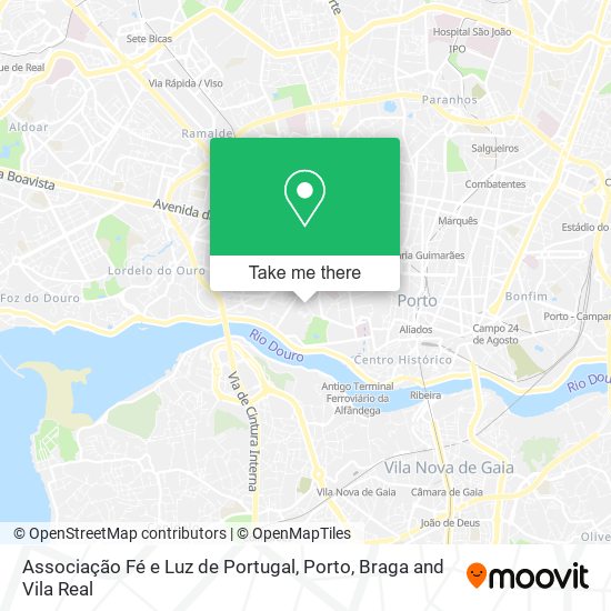 Associação Fé e Luz de Portugal map