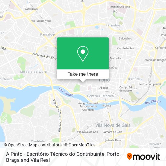 A Pinto - Escritório Técnico do Contribuinte mapa