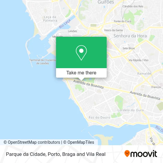 Parque da Cidade map