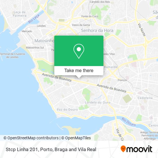 Stcp Linha 201 mapa